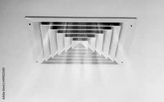 Photo d'une ventilation qui aspire l'air